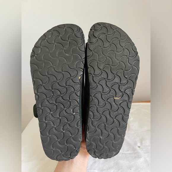 Birkenstock Arizona Black Suede Size 10 - Picture 5 of 6